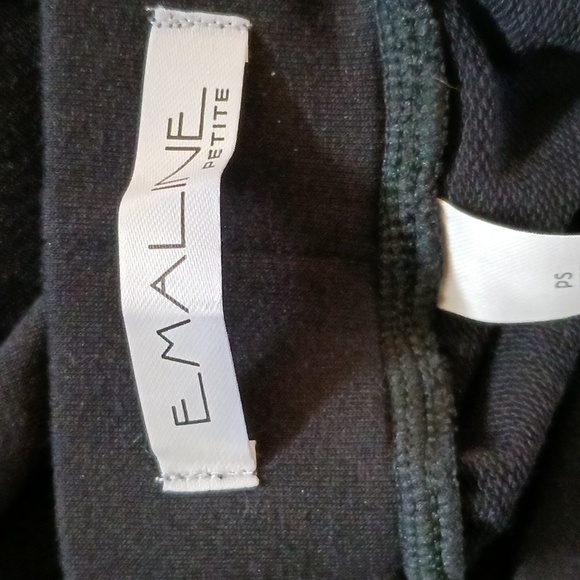 E. MALINE NWT Petite M Women's Leisurewear Soft Black Pants - Picture 11 of 13